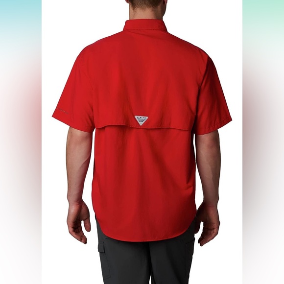 🆕Columbia PFG Bahama II Short Sleeve Outdoor Shirt UPF50 Men's ~ Size Medium - Picture 2 of 11
